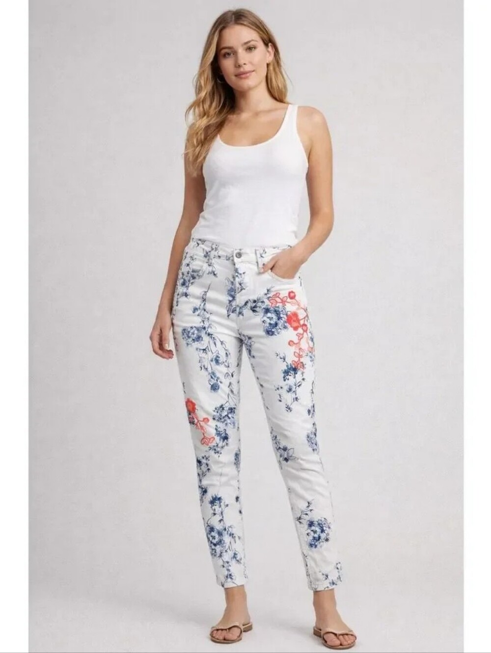 Vintage America Jeans Womens 6 White